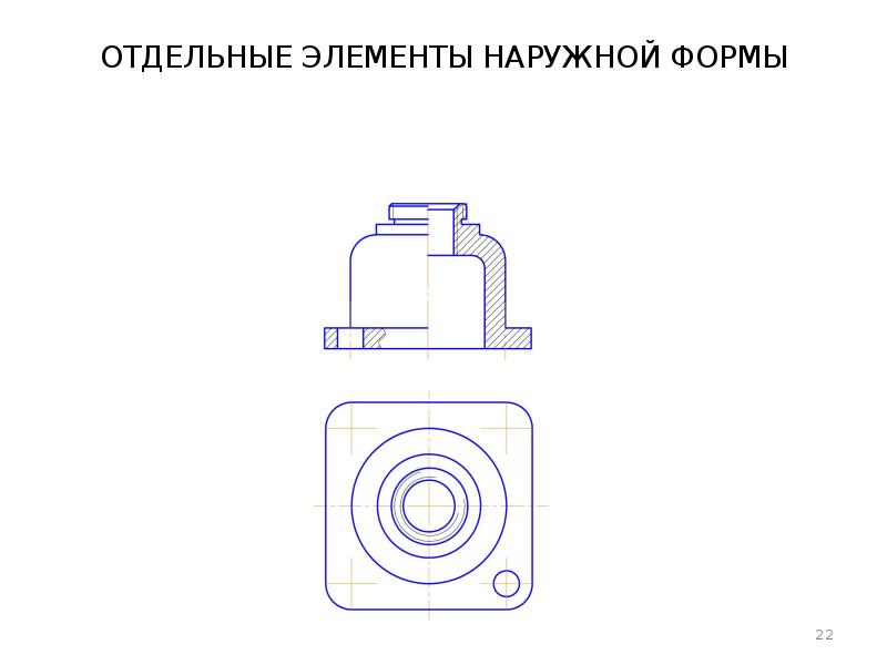 При деталировании чертежа общего вида главный вид детали располагают