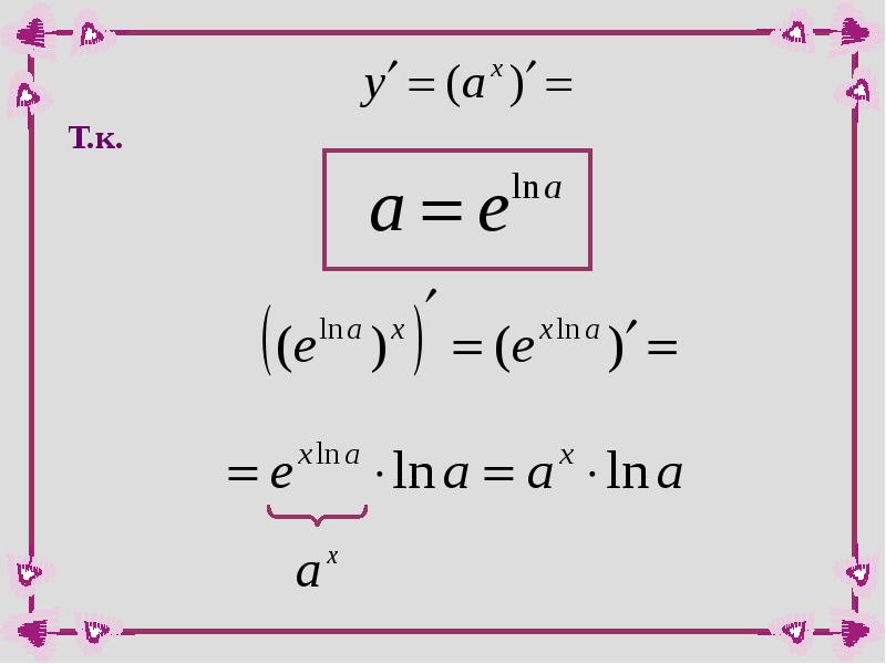 Производная логарифма. Производная от LNX. Производная от xe^x. Y=xe^x найти производную.