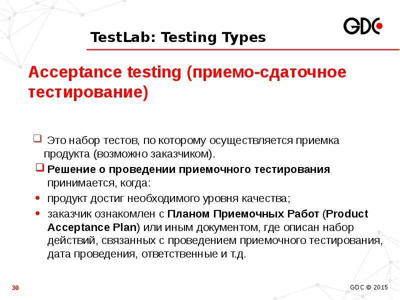 Виды Testing. Все виды тестирования по. Тестлаб. Приемочное тестирование.