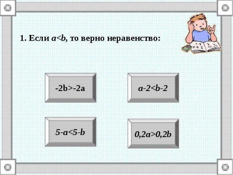 Правильное неравенство