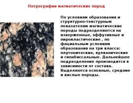 Петрография магматических пород