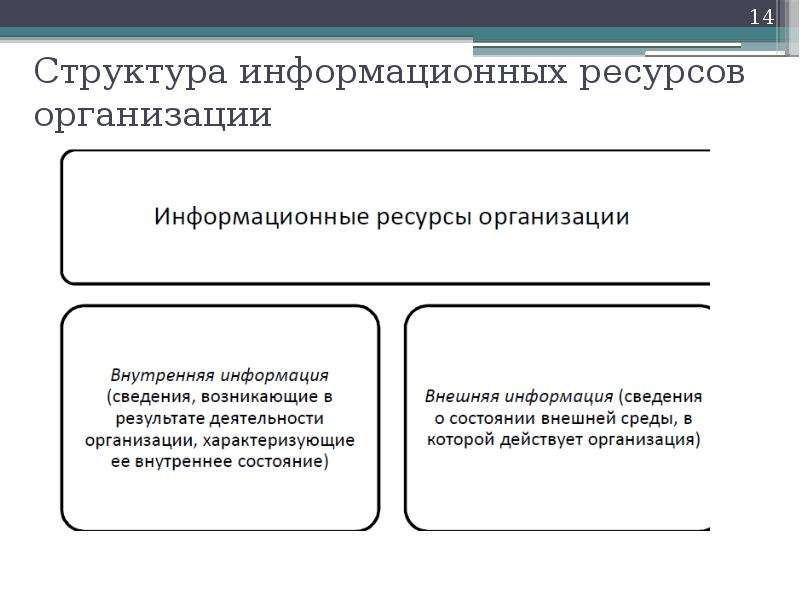 Информационные ресурсы организации