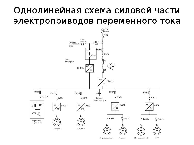 Электрическая схема гэс