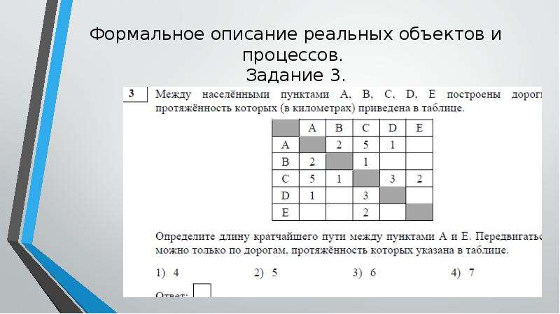 Представление реальных объектов