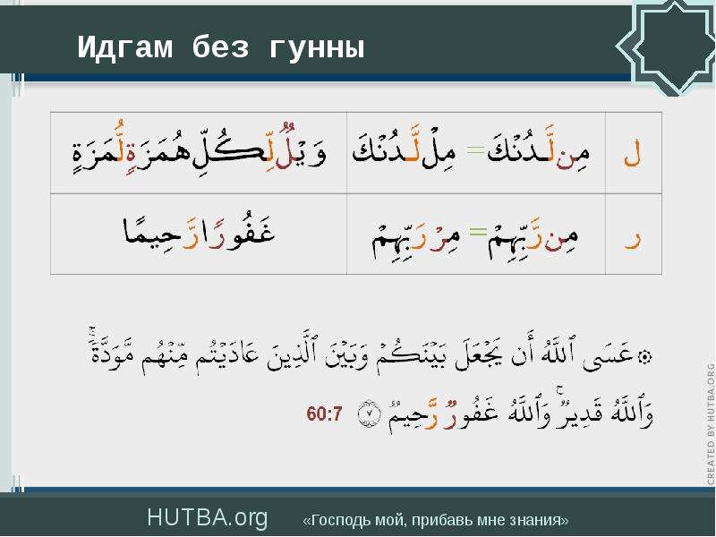 Таджвид для детей в картинках