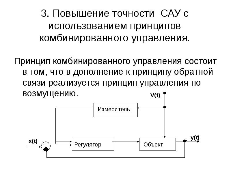 Схема управления по возмущению