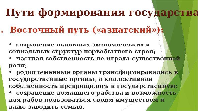 Формы возникновения