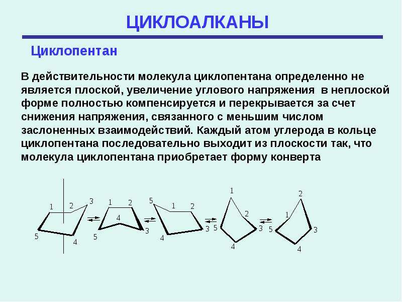 Циклопентен. Циклоалканы циклопентан. Циклопентан строение. Циклопентан в циклопентен. Угол в циклоалканах.