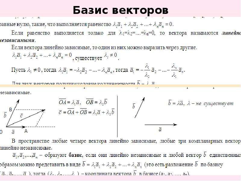 Базис векторов