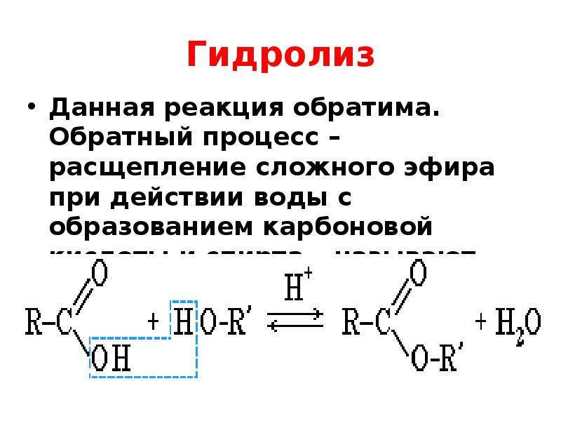 Презентация сложные эфиры жиры 10 класс базовый уровень