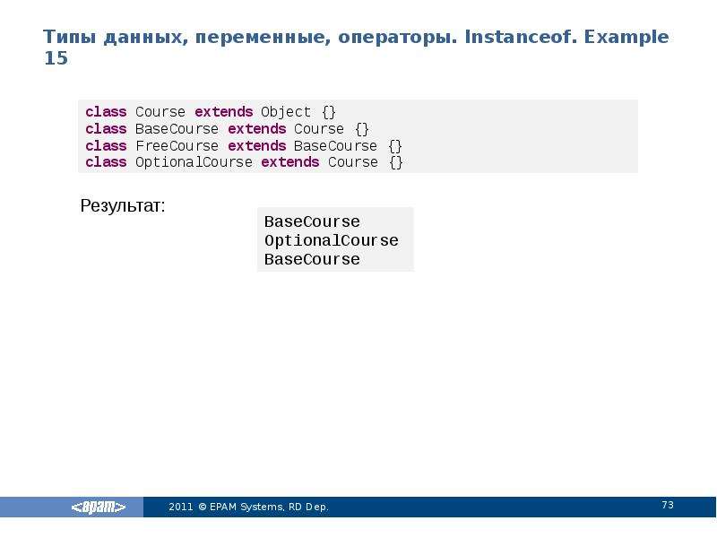 Как определить переменную целого типа в программе java