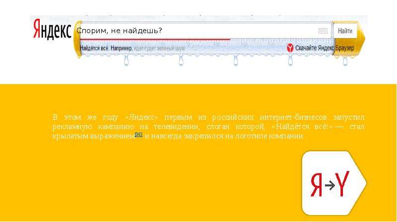 Поисковая система Яндекс, слайд №7
