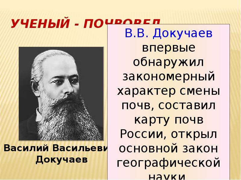 Какую почву докучаев назвал царем почв