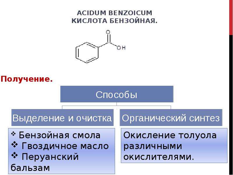Бензойную кислоту используют для. Синтез бензойной кислоты. Толуол бензойная кислота. Ароматические кислоты и их соли. Способы получения бензойной кислоты.