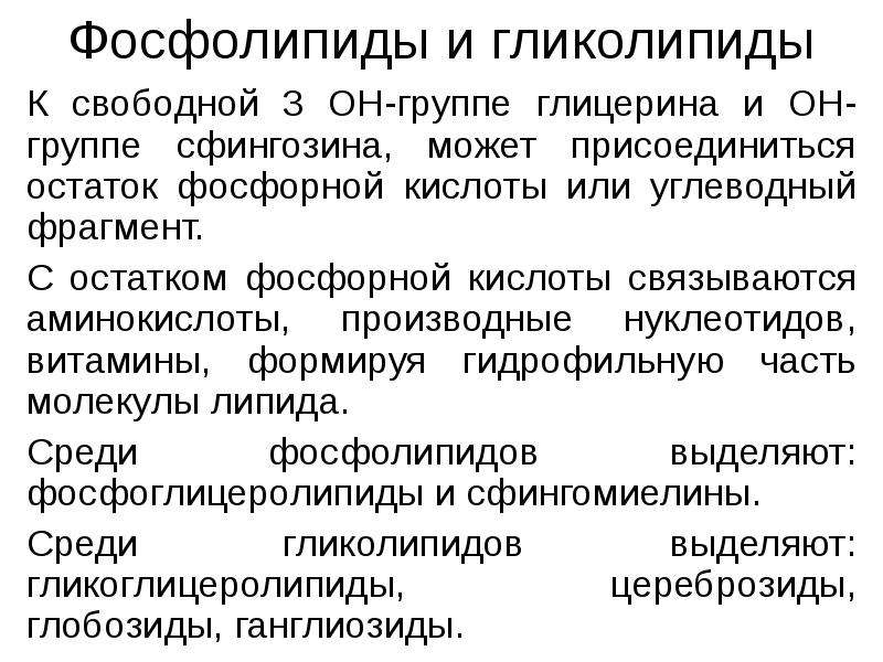 Гликолипиды. Фосфолипиды и гликолипиды. Гликолипиды это производные. К гликолипидам относятся. Гликолипиды состоят из остатка фосфорной кислоты и глицерина.