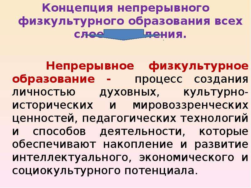 Концепция непрерывного образования дошкольное и начальное