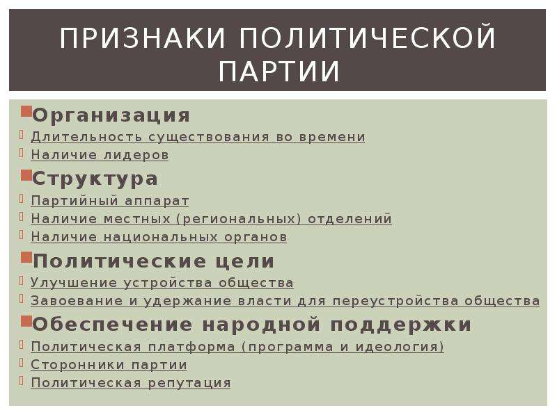 Моя политическая партия проект