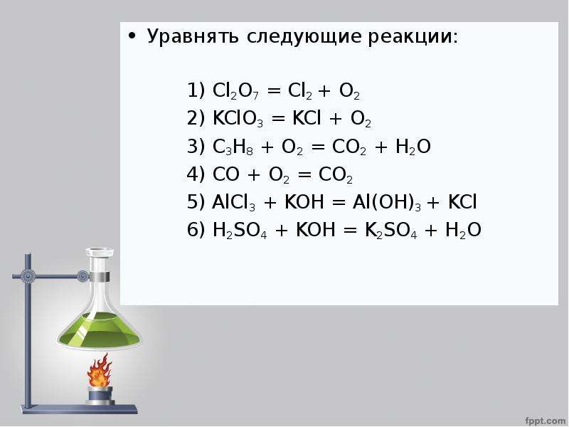 Cl2 i2 h2o реакция