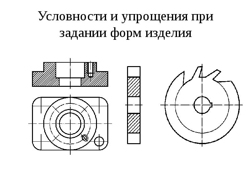 Как на чертеже показать разрыв на