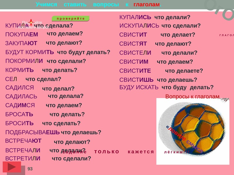 Вопрос что делать или. Вопросы глагола. Вопрос к слову состав.