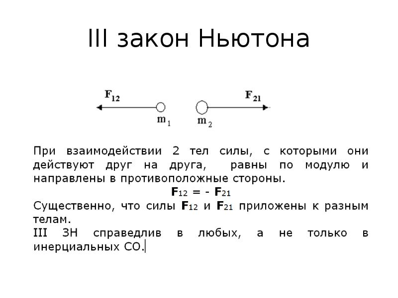 Законы ньютона единица силы