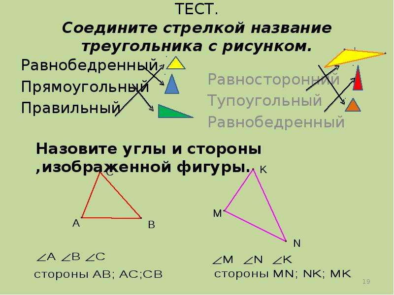 Презентация на тему треугольник 7 класс