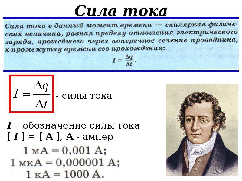 Законы постоянного тока 10 класс презентация