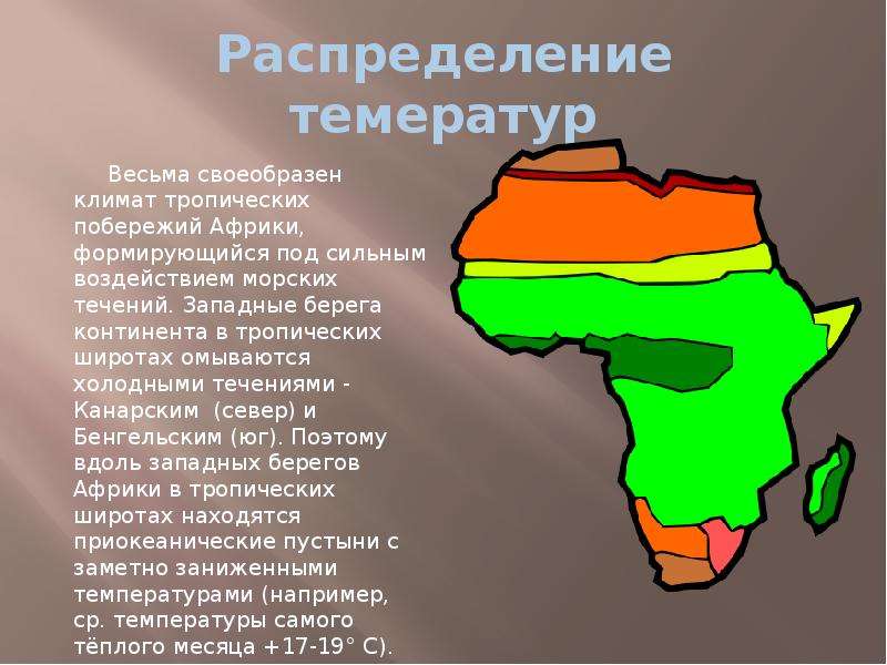 Климат африки картинки для презентации