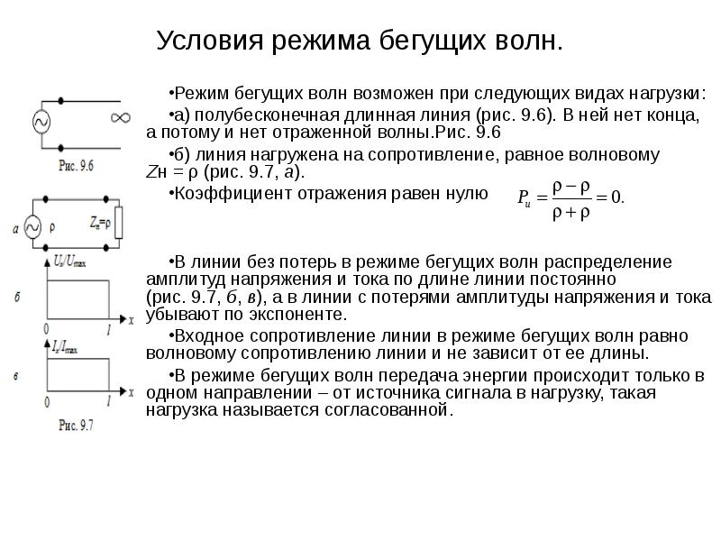 Условия режима