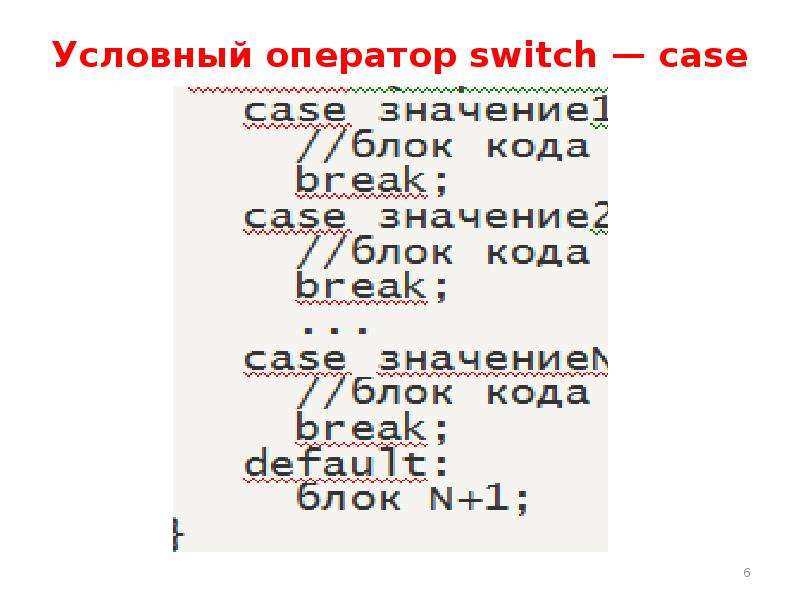 Код б п. Условный оператор Switch Case. Блок кода. Оператор Case пример. Поляков условный оператор и циклы ответы.
