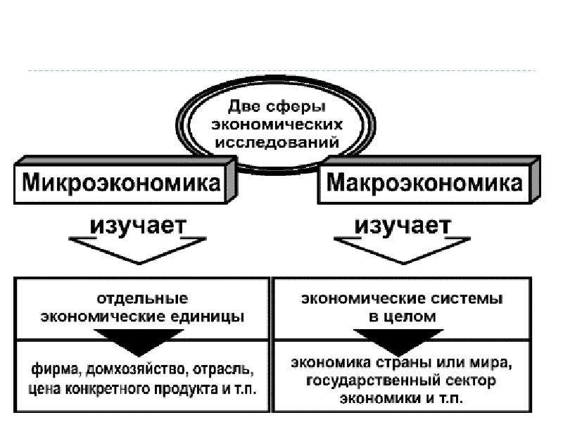 Сложный план на тему объекты микроэкономики