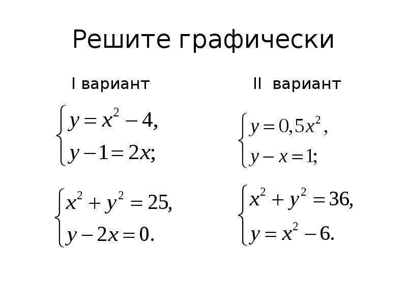 3 вариант решите систему уравнений