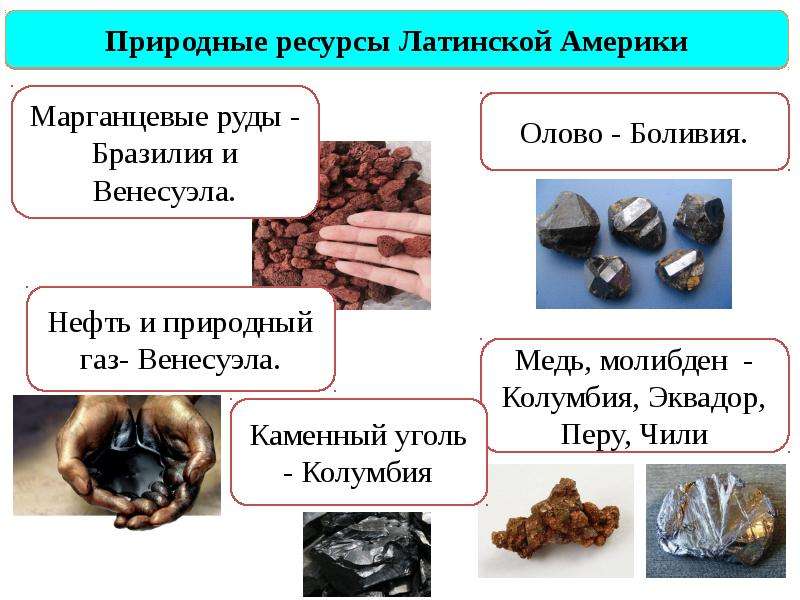 Ресурсы латинской америки. Марганцевые руды Бразилии. Марганцевые руды в Латинской Америке. Марганцевые руды страны Лидеры Латинской Америки. Минеральные ресурсы Латинской Америки марганцевые руды.