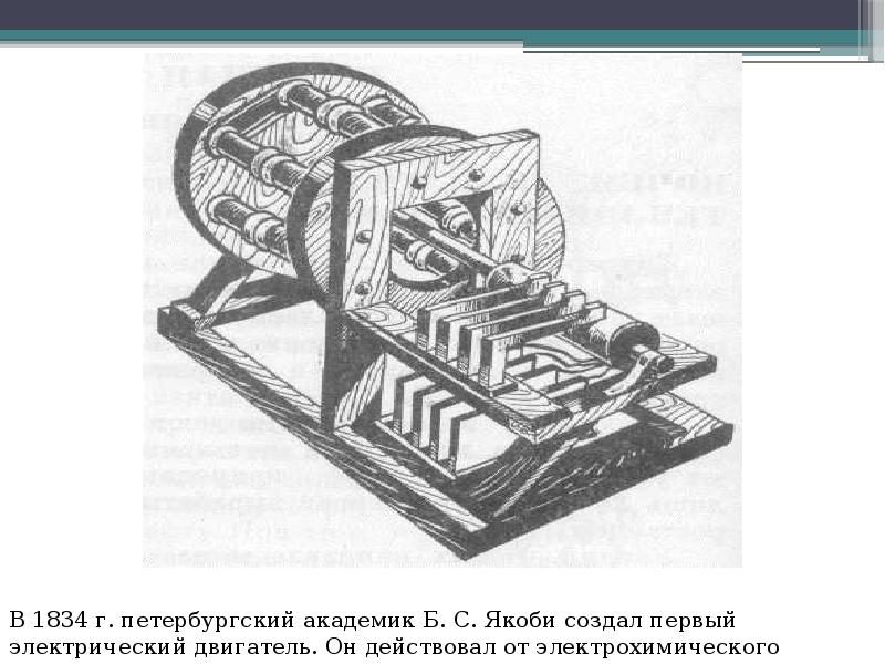 Презентация на тему электрический двигатель