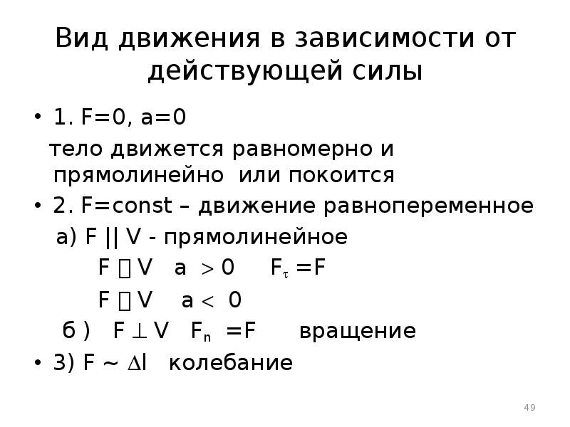 Материальная точка абсолютно твердое тело сила