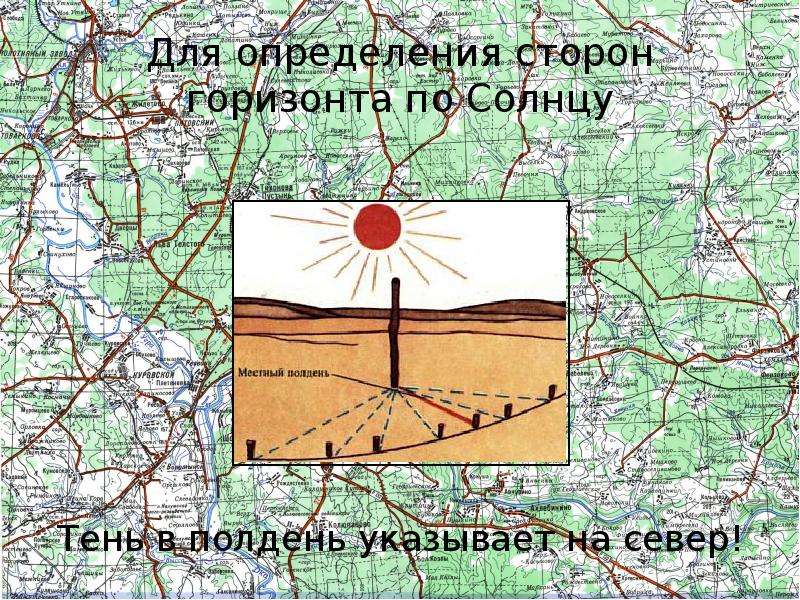 Горизонтальное положение сторон. Стороны горизонта по районам в городе Новосибирска.