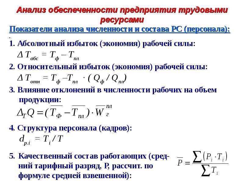 Эффективность трудовых ресурсов. Анализ движения трудовых ресурсов формулы. Показатели обеспеченности организации трудовыми ресурсами формула. Обеспеченность трудовыми ресурсами формула. Анализ обеспеченности предприятия трудовыми ресурсами.