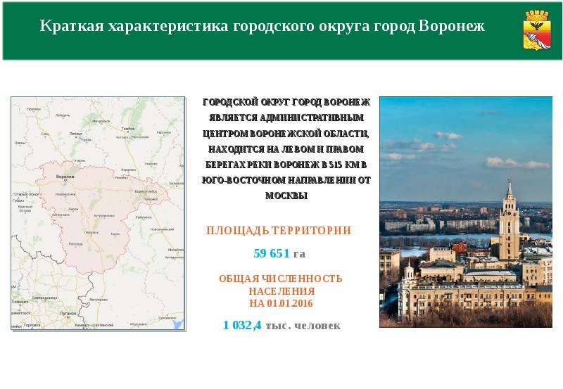 Развитие городского округа. Характеристика города Воронеж. Социально экономическое развитие округа. Особенности экономики города Воронежа. Хозяйственное развитие Нижнего Новгорода.