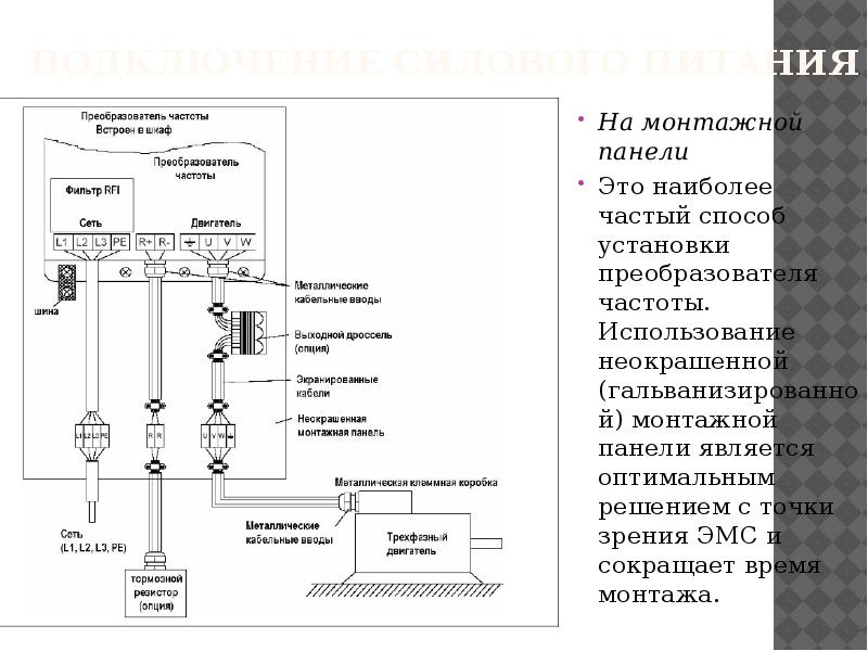 Эксплуатация преобразователей частоты