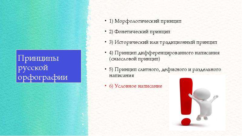 10 класс презентация принципы русской орфографии