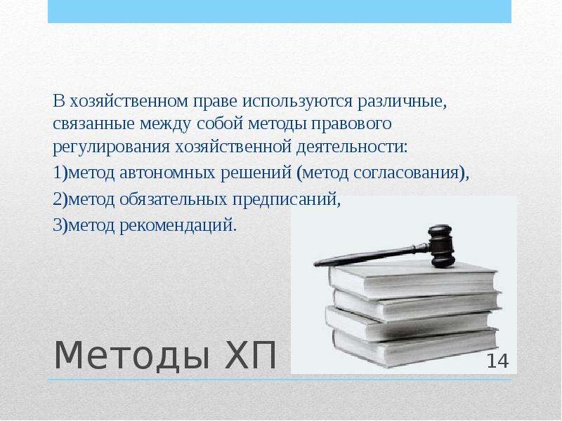 Хозяйственное право презентация