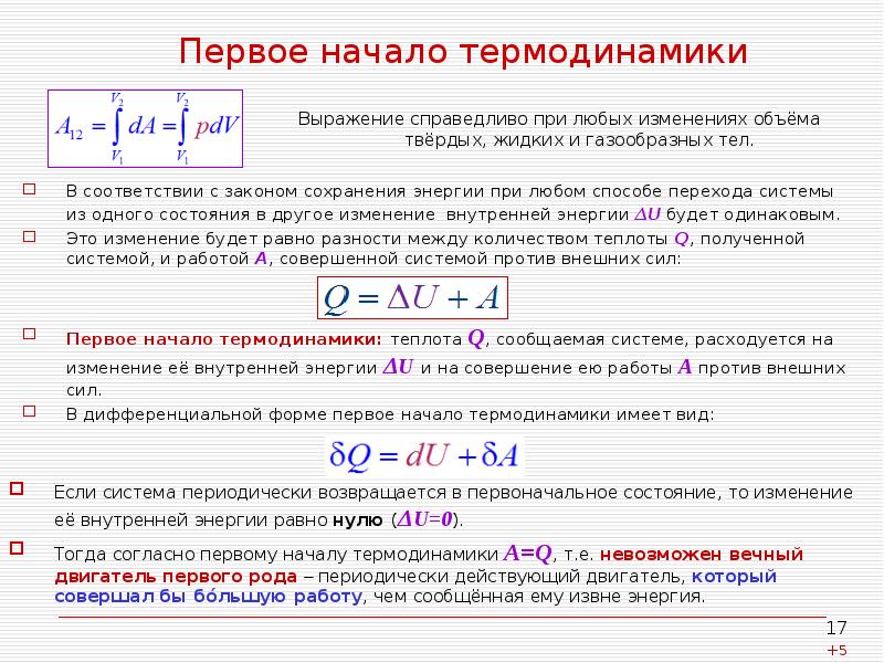 Законы идеального газа