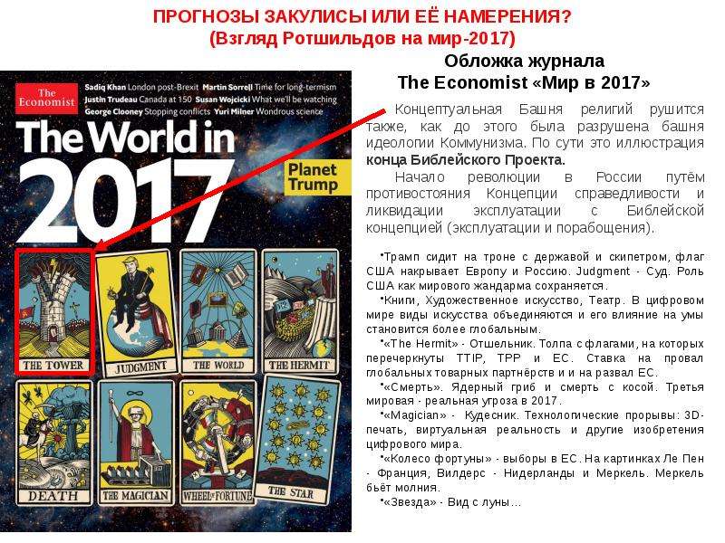 Предсказания третьей. Обложка the Economist мир в 2017. Обложка журнала Ротшильдов на 2017. Журнал Ротшильдов на 2017 обложка журнала. Прогнозы Ротшильдов 2017.