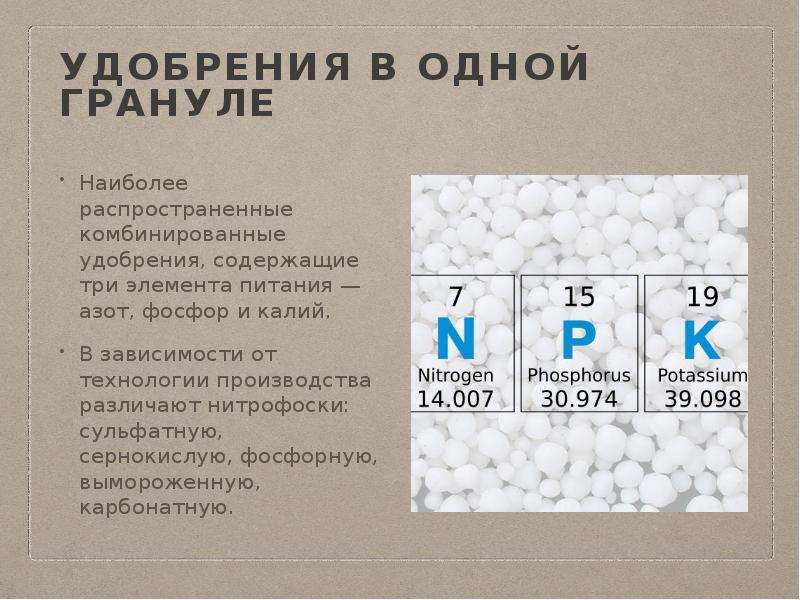 Как производят калий. Азот фосфор калий удобрение. Комбинированные удобрения.