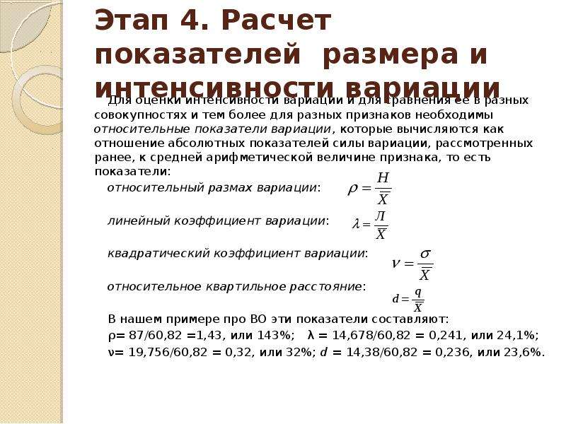 К относительным показателям вариации относятся