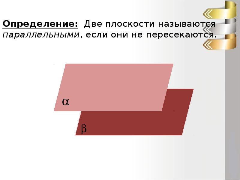 Две прямые на плоскости называются параллельными если