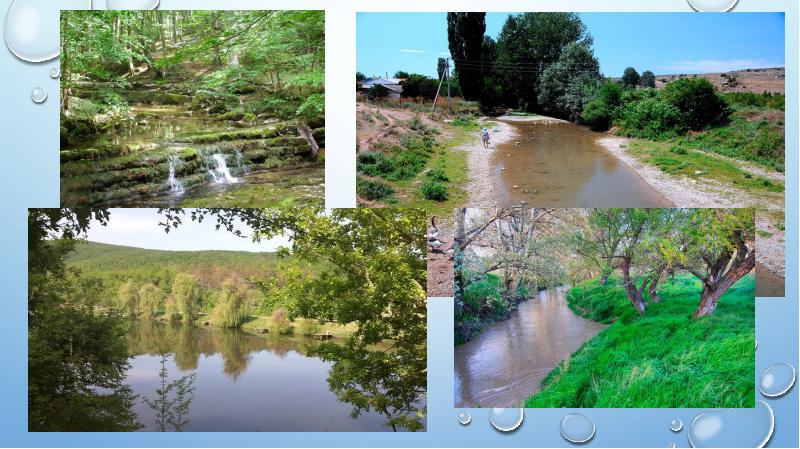 Водные объекты крыма. Водные объекты Крымского района.