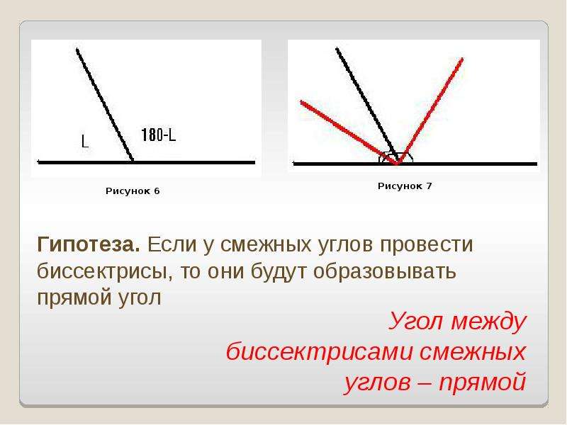 Определение смежных углов рисунок