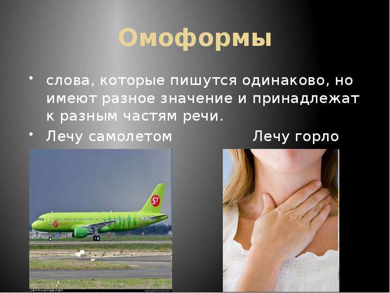 Слова пишутся одинаково но имеют разное значение