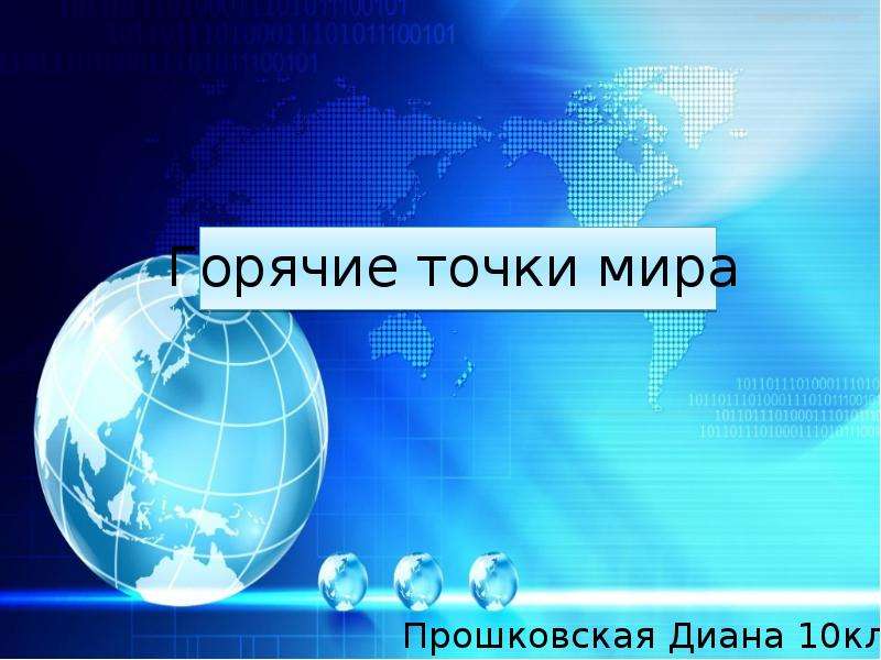 Презентация горячие точки